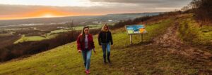 Walking Blue Bell Hill