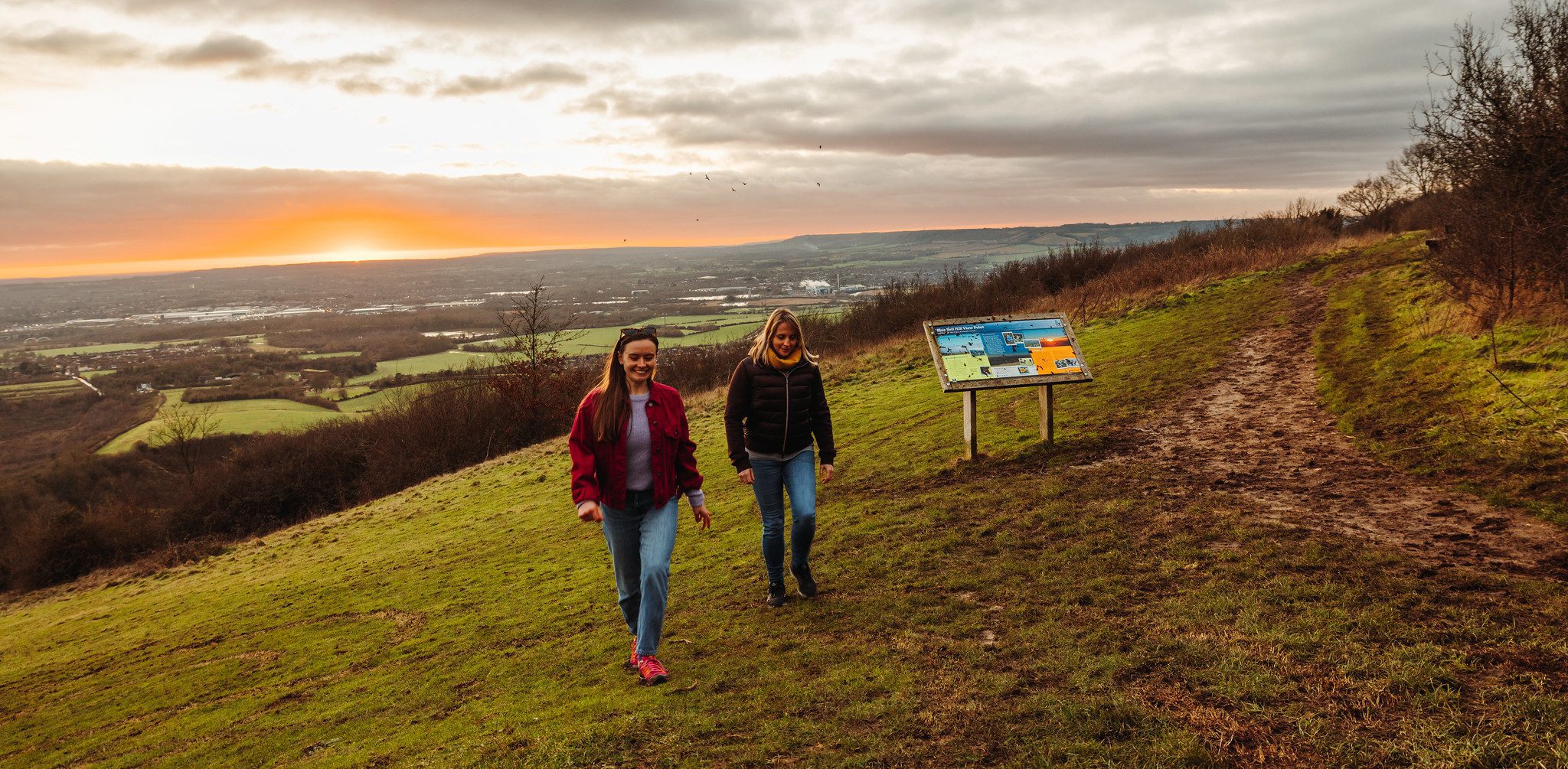 Walking Blue Bell Hill