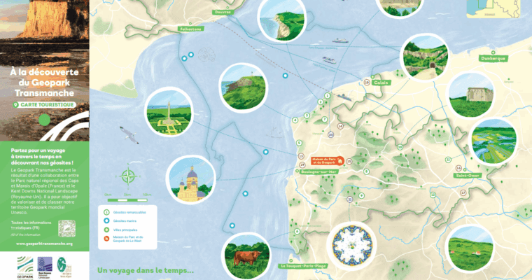 touristic map french version