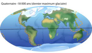 ©F. Thirion D Après C. Scotese Quaternaire