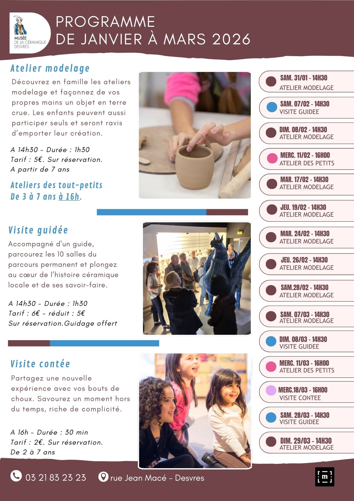 Affiche Prog Janv Mars 26 Musee Ceramique