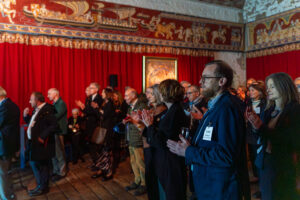 Audience at VIP Day Dover Castle Geopark festival