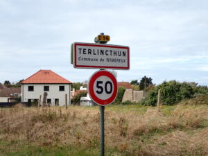 Panneau Routier Terlincthun @Julie Reynaud