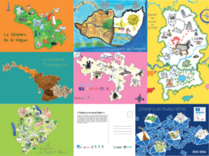 Cartes Postales Géoparcs En Toutes Lettres